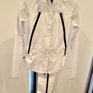 Black and White Ankle Cropped Pants and Jacket- Modern Design